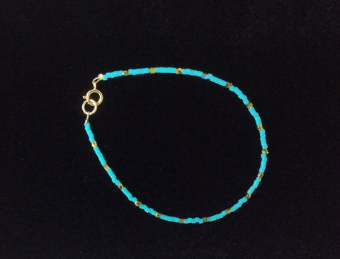 Delicate Turquoise Highlight Bracelet