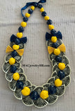 Graduation Money Lei 1/2 Ring with School Colors