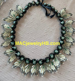 Kukui Nut Money Leaf Lei