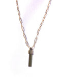 Green Tourmaline Pendant Necklace