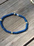 Navy Blue Stretch Bracelet