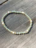 Light Green Stretch Bracelet