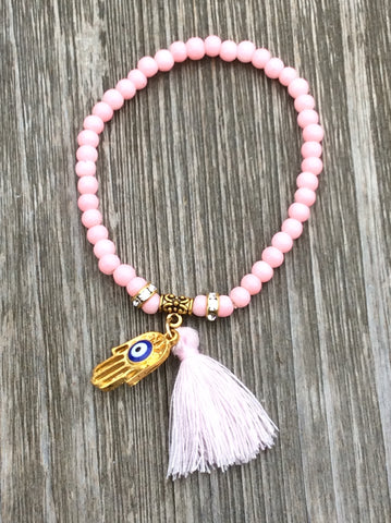 Light Pink Stretch Bracelet