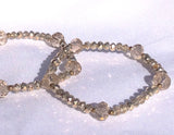 Gold Sparkle Stretch Bracelet