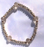 Gold Sparkle Stretch Bracelet