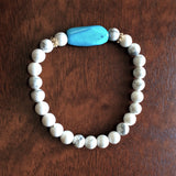 Magnesite Stretch Bracelet