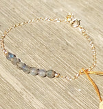 Labradorite  Gold Filled Bracelet