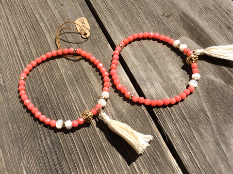 Pink Coral Bracelet