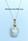 Chalcedony Pendant Necklace