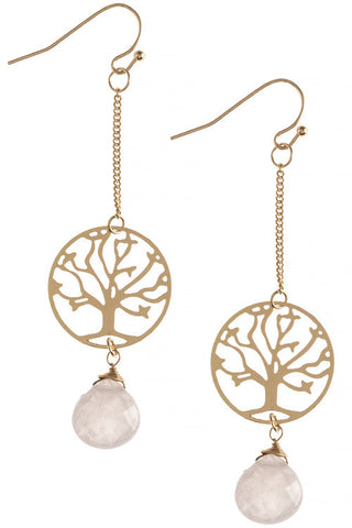 Tree of Life Drop Earrings
