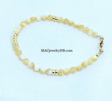 Tan MOP Clasp Bracelet