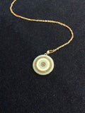 Turquoise Blue Mandala Necklace