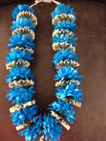 Blue Pom Pom Money Lei