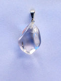 Rough Shape Clear Quartz Pendant