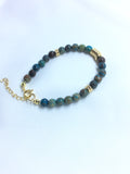 Turquoise/Chrysocolla GF Bracelet