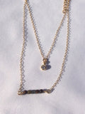 Double Chain Fancy Tigers Eye Necklace