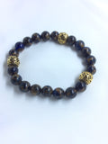 Blue Sapphire Quartz Men’s Bracelet