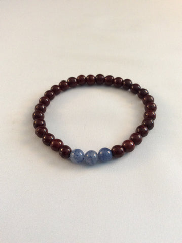 Howlite and Blue Aventurine